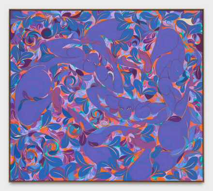 Tunji Adeniyi- Jones,Triple Dive Violet (2022)