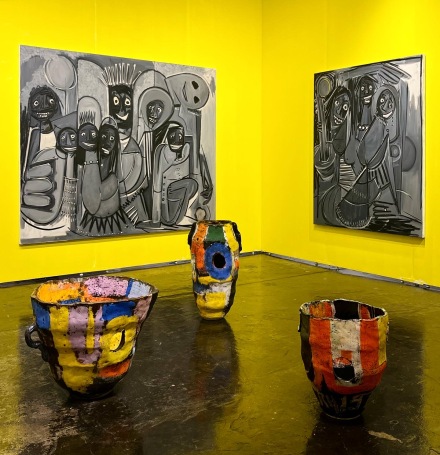 Roger Herman and Milo Matthieu at Sorry We're Closed, All Images via Art Observed