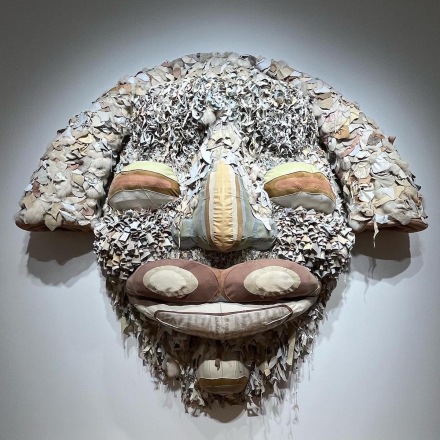 Tau Lewis, Vox Populi, Vox Dei (Installation View), via Art Observed