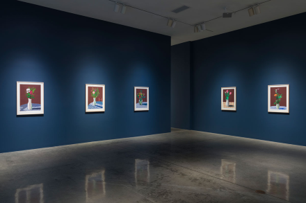 David Hockney, 20 Flowers and Some Bigger Pictures (Installation View), via L.A. Louver
