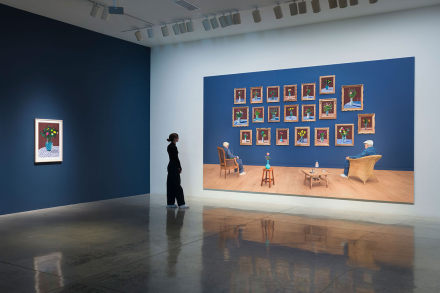 David Hockney, 20 Flowers and Some Bigger Pictures (Installation View), via L.A. Louver