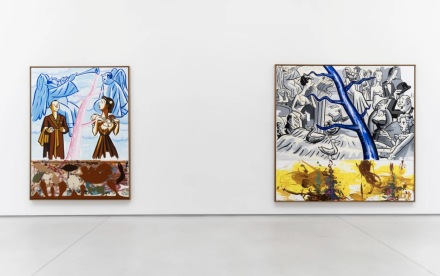 David Salle, Tree of Life, This Time with Feeling (Installation View), via Thaddaeus Ropac