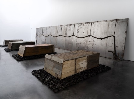 Jannis Kounellis (Installation View), via Gladstone Gallery