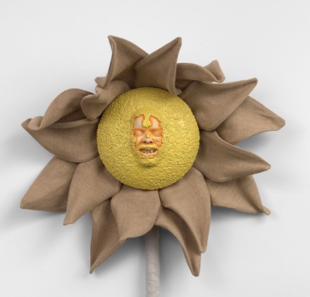 Jonathan Baldock, Wildflowers don't care where they grow (detail) (2022), via Stephen Friedman