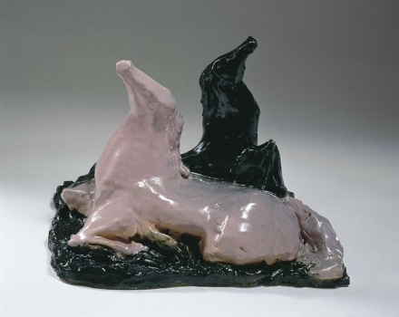 Lucio Fontana, Cavalli marini (Sea Horses) (1936), via Hauser & Wirth