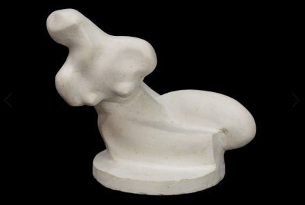Lucio Fontana, Nudo (Nude) (1926), via Hauser & Wirth