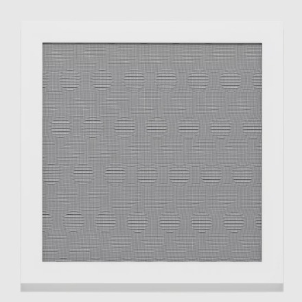 Tara Donovan, Screen Drawing (2021), via Pace