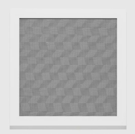 Tara Donovan, Screen Drawing (2022), via Pace