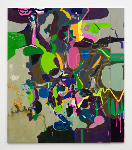 Michael Williams, Puzzle Painting with Extrapolation (Goblin) (2020 - 2022), via David Kordansky