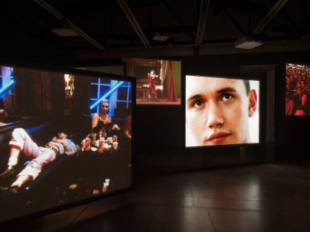Charles Atlas, A Prune Twin (Installation View), via Luhring Augustine