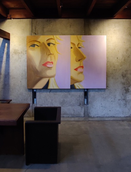 Alex Katz, Sunrise (Installation View), via Art Observed