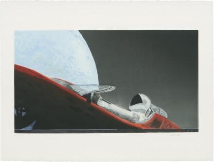 Leidy Churchman, Tesla Folly (white) (2021), via Matthew Marks
