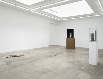 Mark Manders, Writing Skiapod (Installation View), via Tanya Bonakdar