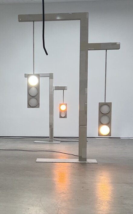 Peter Fischli, Ungestalten (Installation View), via Reena Spaulings and Gaga