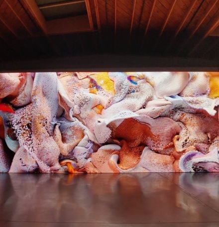 Refik Anadol, Living Paintings (Installation View), via Art Observed