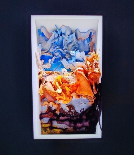 Refik Anadol, Living Paintings (Installation View), via Art Observed