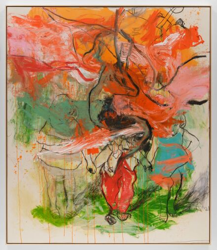 Rita Ackermann, Vertical Vanish (2021), Rita AckermannCourtesy the artist and Hauser & Wirth Photo Thomas Barratt