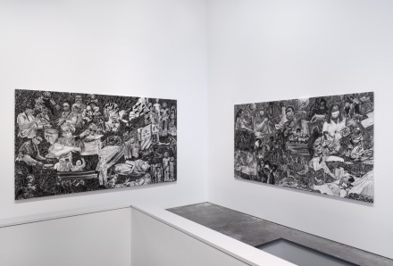 Stefan Bondell, Dark Marks (Installation View), via Vito Schnabel