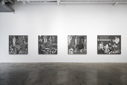 Stefan Bondell, Dark Marks (Installation View), via Vito Schnabel