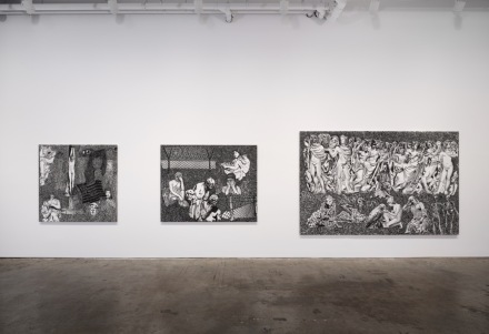 Stefan Bondell, Dark Marks (Installation View), via Vito Schnabel