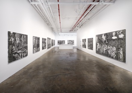 Stefan Bondell, Dark Marks (Installation View), via Vito Schnabel