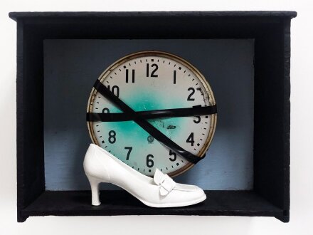 Tyree Guyton, One step at a time (2015), via Martos Gallery