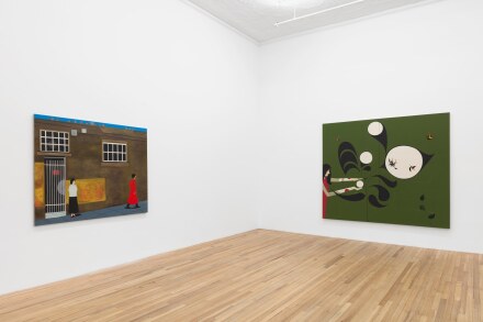 Clare Rojas, Go Placidly (Exhibition View), via Andrew Kreps