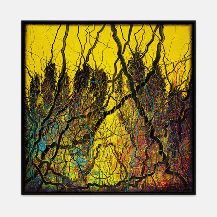 Zeng Fanzhi, D Series 2021 No.3 (2021), via Hauser & Wirth