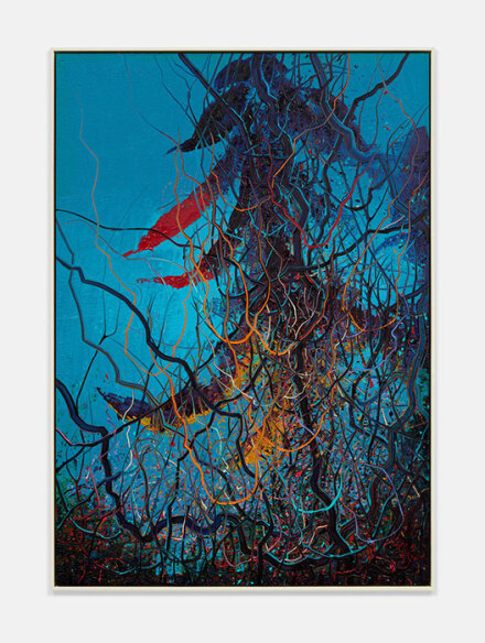 Zeng Fanzhi, E Series 2022 No.11 (2022), via Hauser & Wirth