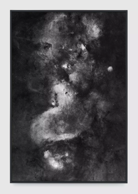 Trevor Paglen, UNKNOWN #83975 (Unclassified object near The Scutum Supershell) (2023), via Pace