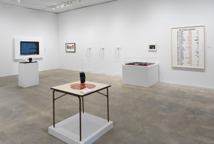 Chris Burden, Cross Communication (Installation View), all images via Gagosian