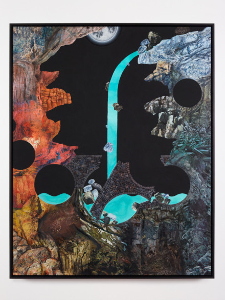 Dustin Yellin, Broken Bridge (2023), via Venus Over Manhattan