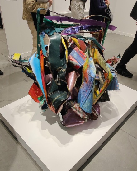 John Chamberlain at Xavier Hufkens