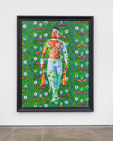 Kehinde Wiley, Portrait of Daniel Paiol LÃ³pez (2023), via Sean Kelly
