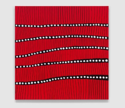 Yayoi Kusama, EVERY DAY I PRAY FOR LOVE (2022), via David Zwirner