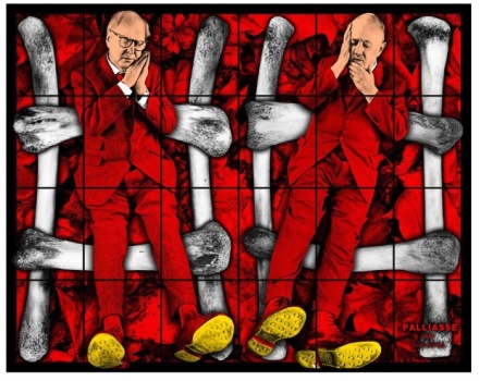 Gilbert & George, PALLIASSE (2022), via Lehmann Maupin