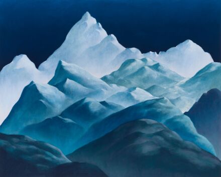 Nicolas Party, Mountains (2023), via Hauser & Wirth