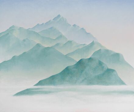 Nicolas Party, Mountains (2023), via Hauser & Wirth