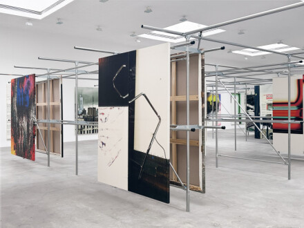 Wade Guyon (Installation View), via Matthew Marks