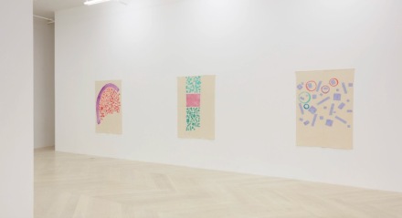 Giorgio Griffa, Oceanie (Installation View), via Casey Kaplan