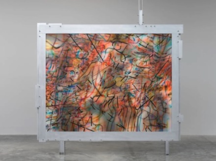 Julie Mehretu, TRANSpaintings (recurrence) (2023), via White Cube