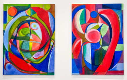 Caroline Denervaud 2, Double V, Untitled Miami 2023
